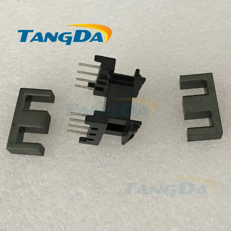 Tangda EF20 core EF Bobbin 4+4pin 8p magnetic core+skeleton PC40 soft ferrite cores Transformers horizontal A. 
Tangda EF20 core EF Bobbin 4+4pin 8p magnetic core+skeleton PC40 soft ferrite cores Transformers horizontal A.