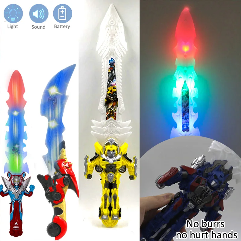 Transformation Laser Sword Light Up Model Toy LED Knight Knife Music Kids Christmas Gifts Toys for Children
Transformation Laser Sword Light Up Model Toy LED Knight Knife Music Kids Christmas Gifts Toys for Children