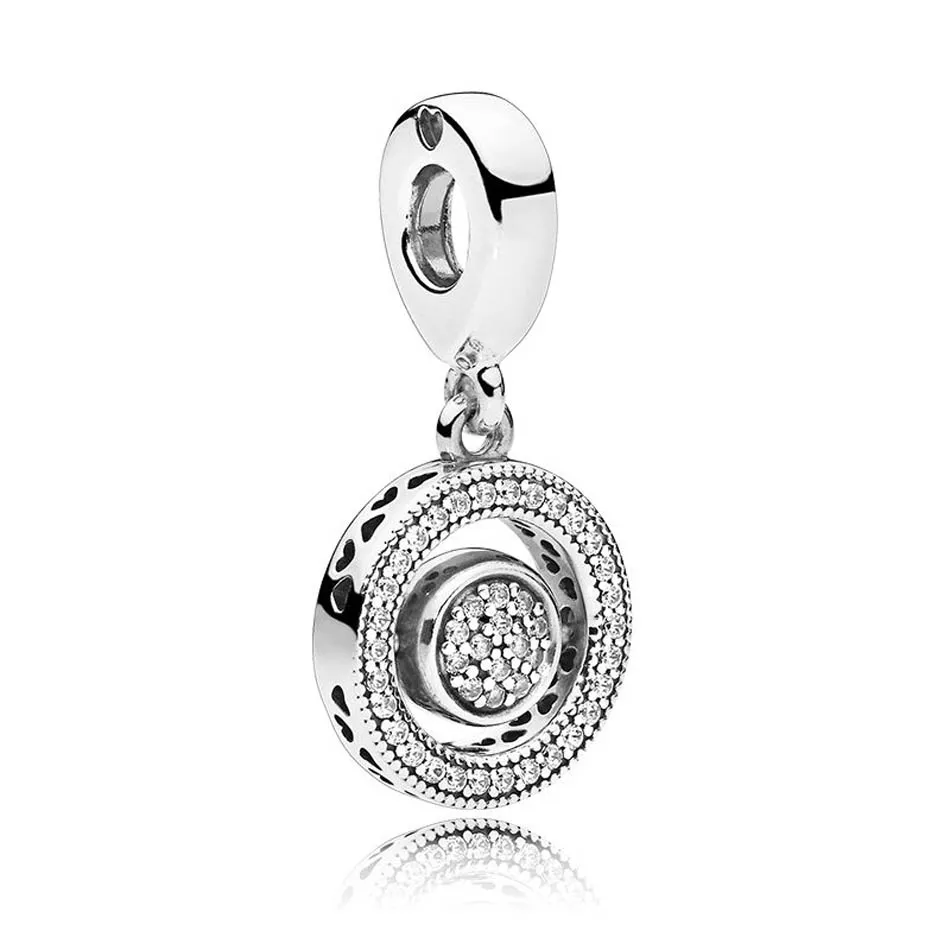 Spinning Signature Dangle Charm Bead fit Pandora Bracelet Bangle Lady Gift Crystal Clear CZ Authentic S925 Sterling Silver
Spinning Signature Dangle Charm Bead fit Pandora Bracelet Bangle Lady Gift Crystal Clear CZ Authentic S925 Sterling Silver