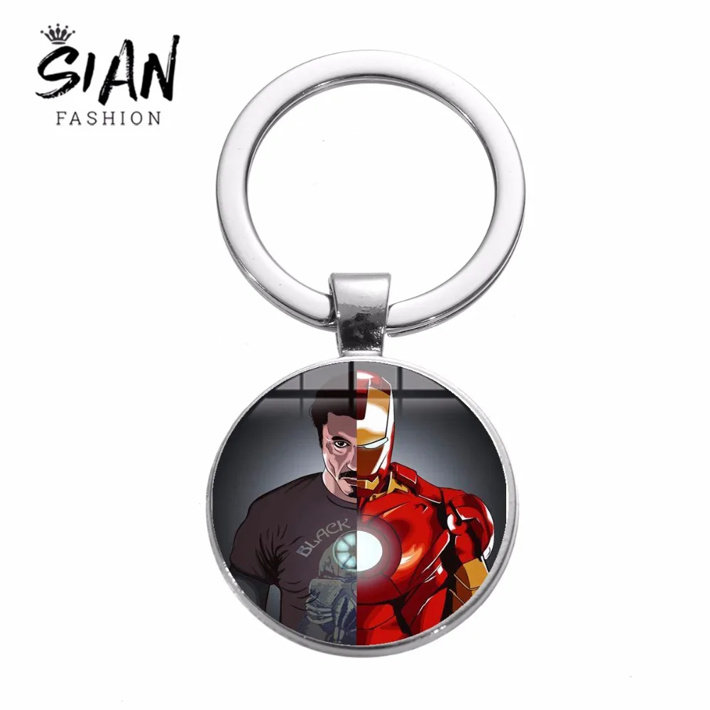 SIAN Marvel I Am Iron Man Keychain Tony Stark Heart Arc Reactor 3D Effect Glass Cabochon Pendant Key Chain Super Hero Key Holder
SIAN Marvel I Am Iron Man Keychain Tony Stark Heart Arc Reactor 3D Effect Glass Cabochon Pendant Key Chain Super Hero Key Holder