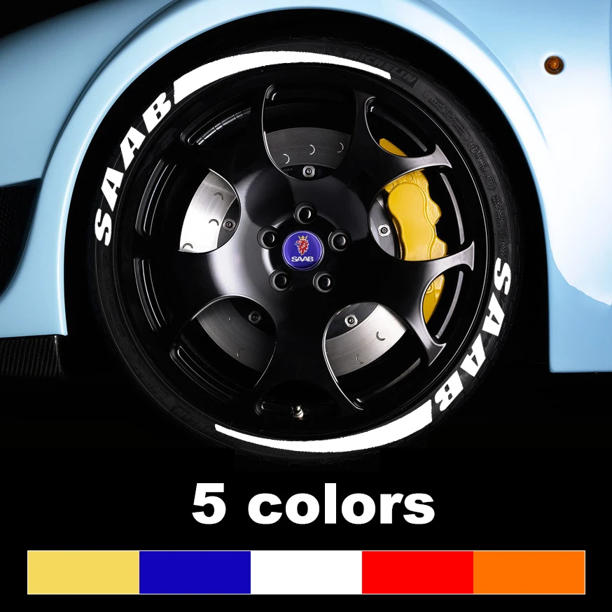 Car Styling Tire Letters Sticker Auto Motorcycle Wheel Tire Decals Decoration Stickers for Saab 93 95 Saab 9-3 9-5 900 9000
Car Styling Tire Letters Sticker Auto Motorcycle Wheel Tire Decals Decoration Stickers for Saab 93 95 Saab 9-3 9-5 900 9000