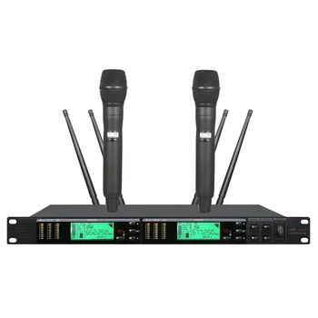Bolymic Handheld wireless microphone system true diversity Dual handheld transmitter microphone manufacturer for pro stage
Bolymic Handheld wireless microphone system true diversity Dual handheld transmitter microphone manufacturer for pro stage