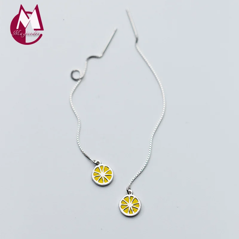 Exquisite Lemon Drop Earrings Food Long Tassel Ear Chain Fashion Jewelry 925 Sterling Silver Earrings For Women Hot Sale E6872
Exquisite Lemon Drop Earrings Food Long Tassel Ear Chain Fashion Jewelry 925 Sterling Silver Earrings For Women Hot Sale E6872