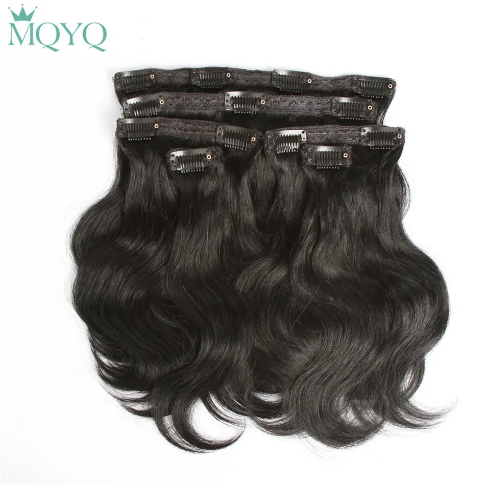 MQYQ Hair Body Wave Clip in Hair Extensions #1 #2 #3 #33 Jet Black Brown 6pcs Non Remy Human Hair
MQYQ Hair Body Wave Clip in Hair Extensions #1 #2 #3 #33 Jet Black Brown 6pcs Non Remy Human Hair
