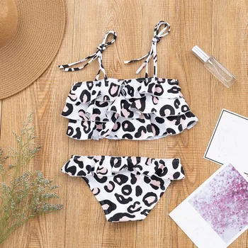 swimwear girls kids Polyester Two Pieces Swimsuit Bathing Suit Bikini Beach Summer Leopard Swimsuits Clothes Set L0517
swimwear girls kids Polyester Two Pieces Swimsuit Bathing Suit Bikini Beach Summer Leopard Swimsuits Clothes Set L0517