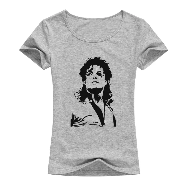 2017 Fashion Women T-shirt Michael Jackson Design Short Sleeve Tops Rock kawaii T Shirt Mujer Hipster Tshirts A119 2017 Fashion Women T-shirt Michael Jackson Design Short Sleeve Tops Rock kawaii T Shirt Mujer Hipster Tshirts A119
