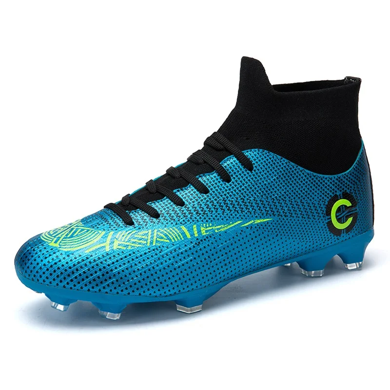 FANPAO Unisex Children and Kid's Training Football Shoes Cleats Sock Soccer Footwear for Student High Top Long Spikes HXH2039-1
FANPAO Unisex Children and Kid's Training Football Shoes Cleats Sock Soccer Footwear for Student High Top Long Spikes HXH2039-1