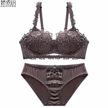 Sexy Underwear Stereoscopic Embroidery Lace Hollow Women Bra Set Wire Free Convertible Straps Deep V Push Up Lingerie Pant Sets
Sexy Underwear Stereoscopic Embroidery Lace Hollow Women Bra Set Wire Free Convertible Straps Deep V Push Up Lingerie Pant Sets