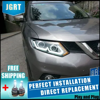 2PCS LED Headlights For Nissan X-Trail 2014-2015 Car Led Lights Double Xenon Lens Car Accessories Daytime Running Lights
2PCS LED Headlights For Nissan X-Trail 2014-2015 Car Led Lights Double Xenon Lens Car Accessories Daytime Running Lights