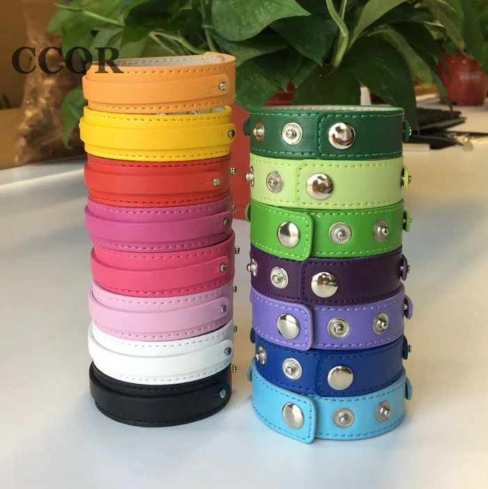 CCOR, 10pcs 8mm*100mm+18mm*200mm Snap Button Copy Leather Bracelets Fit 8mm Slide Charms, Slide Beads, Slide Letters, SWD001
CCOR, 10pcs 8mm*100mm+18mm*200mm Snap Button Copy Leather Bracelets Fit 8mm Slide Charms, Slide Beads, Slide Letters, SWD001