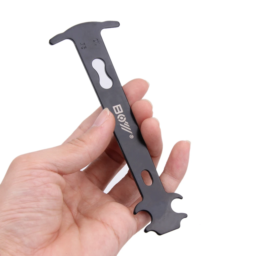 Handle Bike Chain Wear Indicator Steel Bicycle Chain Checker Bicycle Chain Repair Tool for all Bike Chains Bike Tools Accessory
Handle Bike Chain Wear Indicator Steel Bicycle Chain Checker Bicycle Chain Repair Tool for all Bike Chains Bike Tools Accessory