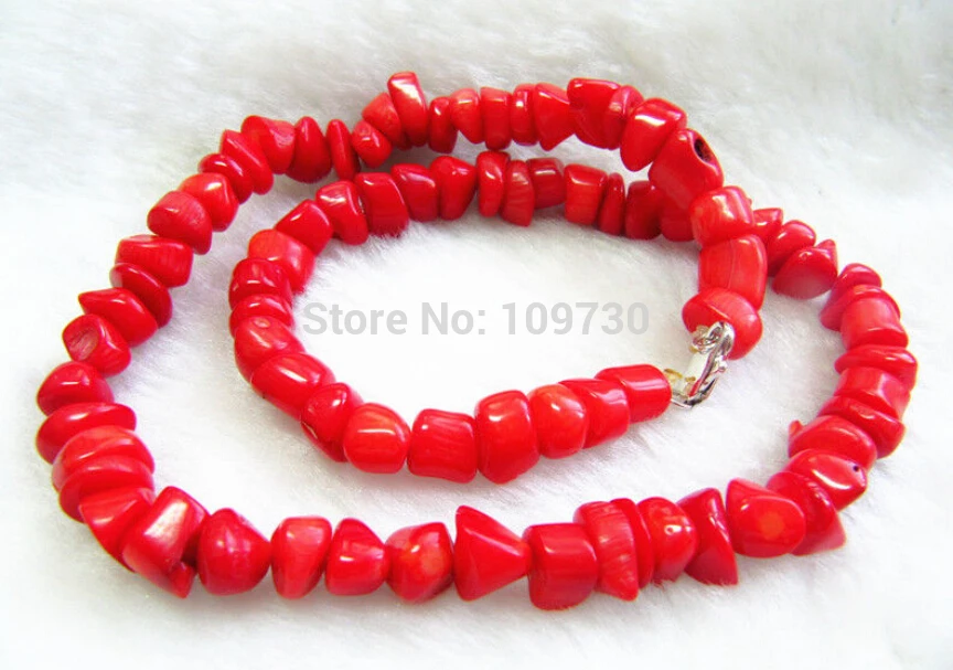 Jewelr 002906 Beautiful Red Coral Necklace / Red Coral Beads Necklace / 44cm Lengt
Jewelr 002906 Beautiful Red Coral Necklace / Red Coral Beads Necklace / 44cm Lengt