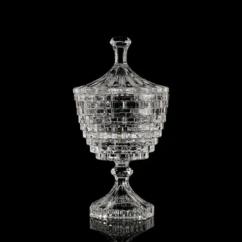 Candy jar palace style European crown relief with lid Glass Candy Jar transparent dried fructose box living room furnishings
Candy jar palace style European crown relief with lid Glass Candy Jar transparent dried fructose box living room furnishings
