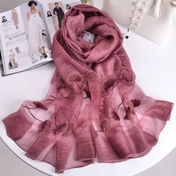 2019 Women's Luxury Brand Plain Embroider Floral Silk Wool Scarves Soft Muffler Muslim Hijab Bufandas Sunscreen Wrap Sjaal
2019 Women's Luxury Brand Plain Embroider Floral Silk Wool Scarves Soft Muffler Muslim Hijab Bufandas Sunscreen Wrap Sjaal