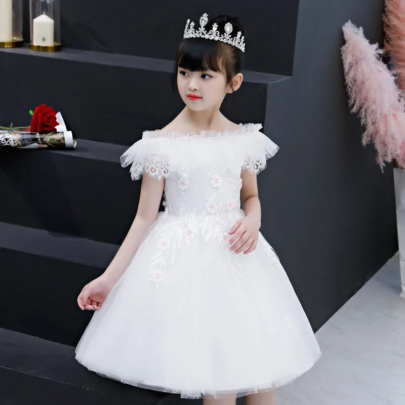 Children Girl Elegant Shoulderless White Birthday Wedding Party Ball Gown Princess Lace Flowers Dress Kids Toddler Pageant Dress
Children Girl Elegant Shoulderless White Birthday Wedding Party Ball Gown Princess Lace Flowers Dress Kids Toddler Pageant Dress