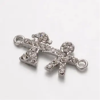 Human Brass Micro Pave Cubic Zirconia Links, Cadmium Free & Nickel Free & Lead Free, Antique Silver, 10.5x22.5x2mm, Hole: 1mm
Human Brass Micro Pave Cubic Zirconia Links, Cadmium Free & Nickel Free & Lead Free, Antique Silver, 10.5x22.5x2mm, Hole: 1mm