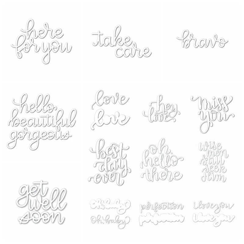 2018 New Letters Metal Cutting Dies Stencils For DIY Scrapbooking Decorative Embossing Suit Paper Cards Die Cutting Template
2018 New Letters Metal Cutting Dies Stencils For DIY Scrapbooking Decorative Embossing Suit Paper Cards Die Cutting Template