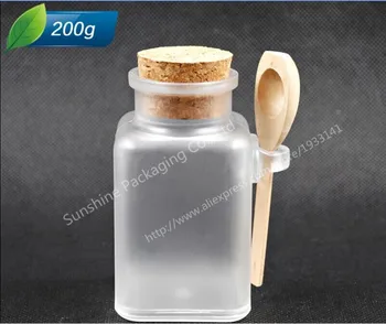 12 X 200G ABS Square Bath Salt Bottle, 200ml Powder Plastic Bottle with Cork Jar with Wood Spoon,Packaging Bottle
12 X 200G ABS Square Bath Salt Bottle, 200ml Powder Plastic Bottle with Cork Jar with Wood Spoon,Packaging Bottle