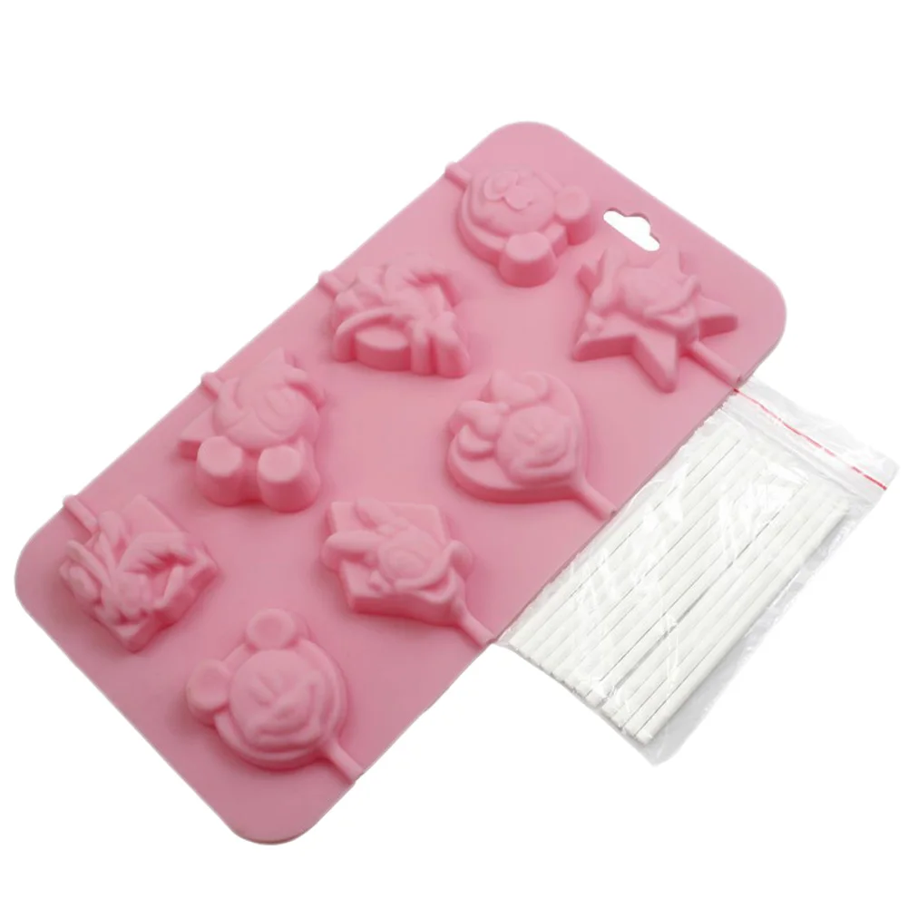 2018 New 8 Cups Cartoon Animal Mickey Shape Silicone mold Ice Tray Cake Chocolate Mold Lollipop Mould Cooking baking mold
2018 New 8 Cups Cartoon Animal Mickey Shape Silicone mold Ice Tray Cake Chocolate Mold Lollipop Mould Cooking baking mold