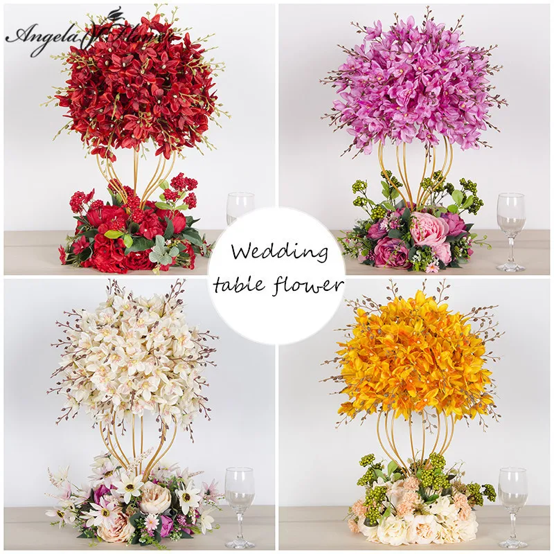Luxury Artificial table flower ball with gold iron stand set DIY wedding dining Road cited flower Window decor flower rose 2 set
Luxury Artificial table flower ball with gold iron stand set DIY wedding dining Road cited flower Window decor flower rose 2 set