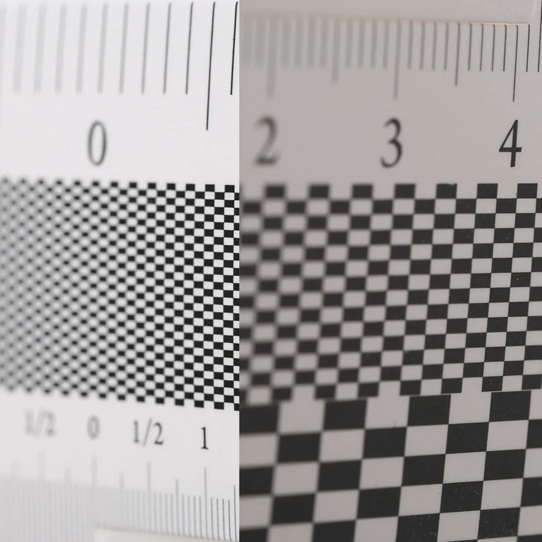 Lens Focus Calibration Chart