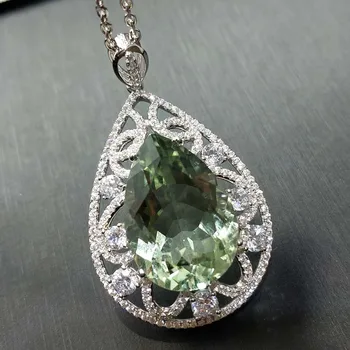 FLZB , Big gemstone pendant natural green gemstone in 925 sterling silver with gold plated charming trendy pendant with necklace
FLZB , Big gemstone pendant natural green gemstone in 925 sterling silver with gold plated charming trendy pendant with necklace