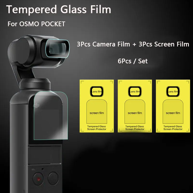 1/2/3 Sets OSMO Pocket Screen Protector Tempered Glass Screen Protector Film+TPU Lens Film for DJI OSMO Pocket Accessories
1/2/3 Sets OSMO Pocket Screen Protector Tempered Glass Screen Protector Film+TPU Lens Film for DJI OSMO Pocket Accessories