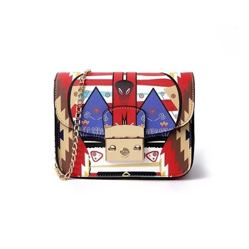 Fashion Casual Women Soft PU Leather Coorful Flag Small Shoulder Messenger Bags Chain Crossbody Bags Female Bolsas
Fashion Casual Women Soft PU Leather Coorful Flag Small Shoulder Messenger Bags Chain Crossbody Bags Female Bolsas