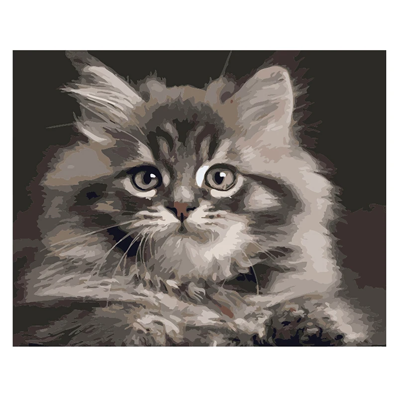 Little Gray Cat Hand Made Paint High Quality Canvas Beautiful Painting By Numbers Surprise Gift Great Accomplishment
Little Gray Cat Hand Made Paint High Quality Canvas Beautiful Painting By Numbers Surprise Gift Great Accomplishment