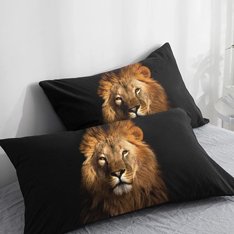 3D HD Custom Pillow Case,2PCS Pillowcase 50x70/50x75/50x80/70x70,Decorative Pillow Cover Animal Black lion,Bedding Drop ship
3D HD Custom Pillow Case,2PCS Pillowcase 50x70/50x75/50x80/70x70,Decorative Pillow Cover Animal Black lion,Bedding Drop ship