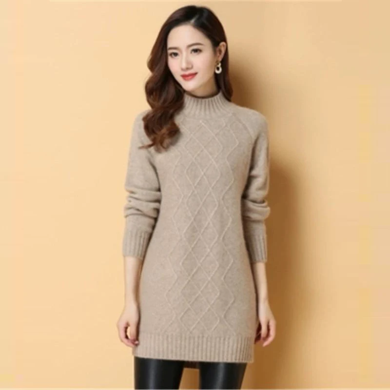 2019 Autumn Winter Cashmere Sweater Female Pullover Half High Collar Turtleneck Sweater Women Solid Color Lady Basic Sweater W03
2019 Autumn Winter Cashmere Sweater Female Pullover Half High Collar Turtleneck Sweater Women Solid Color Lady Basic Sweater W03