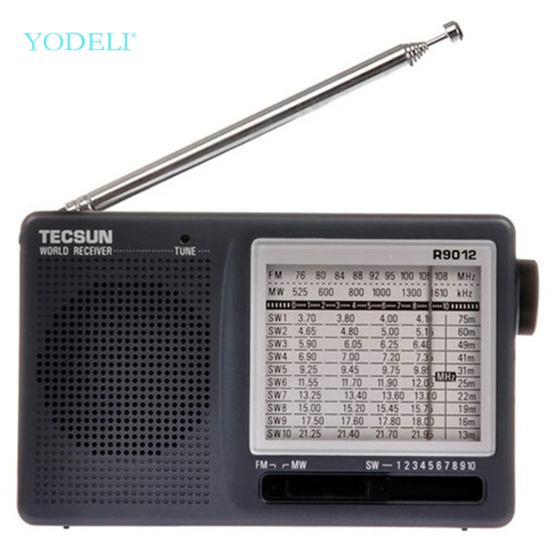 R-9012 Portable FM/AM/SW Multiband Radio Receiver 12 Band FM Radio MP3 Music Player Support TF Card USB For PC iPod Phone
R-9012 Portable FM/AM/SW Multiband Radio Receiver 12 Band FM Radio MP3 Music Player Support TF Card USB For PC iPod Phone