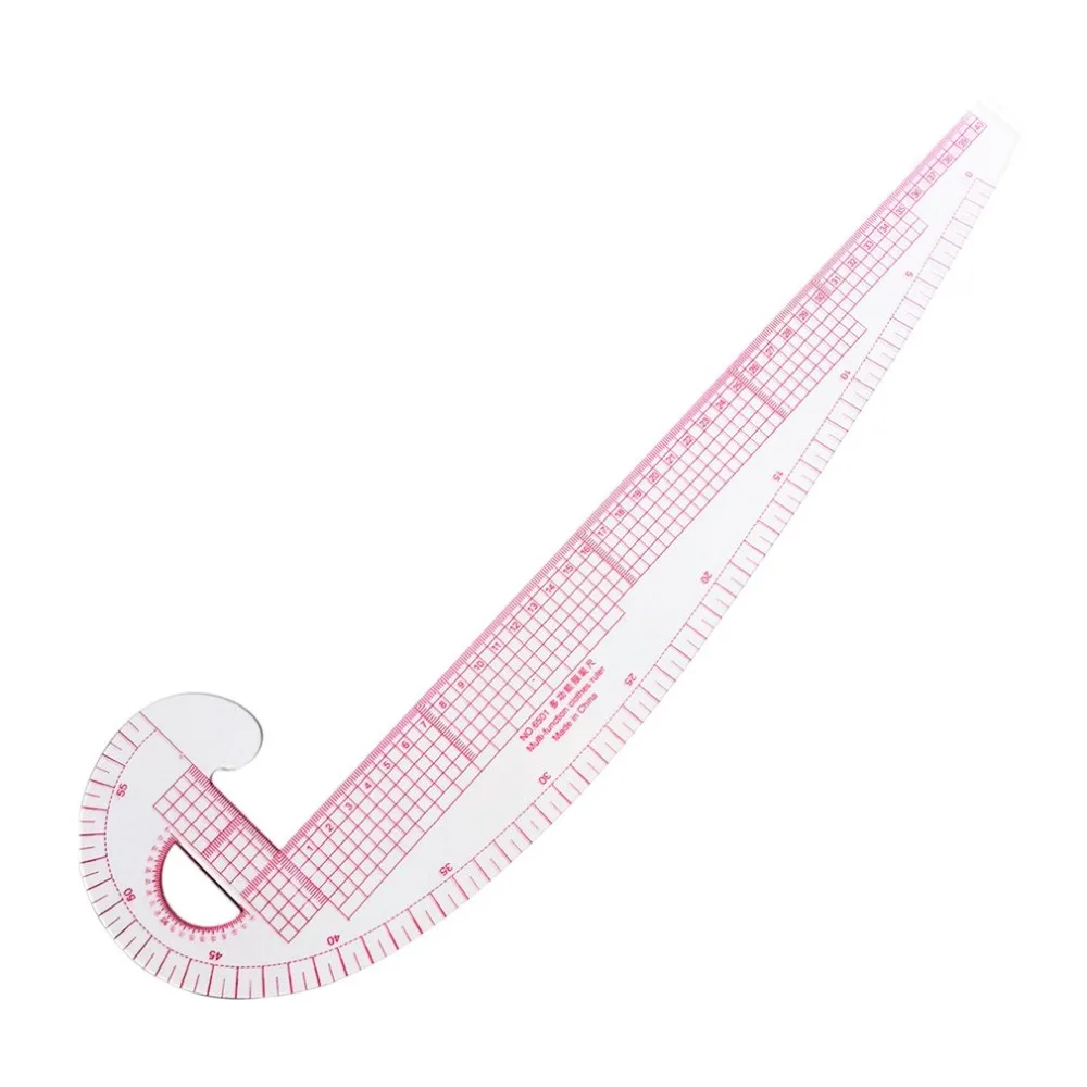 Multifunction 6501 Plastic French Curve Sewing Ruler Measure Tailor Ruler Making Clothing 360 Degree Bend Ruler Tools
Multifunction 6501 Plastic French Curve Sewing Ruler Measure Tailor Ruler Making Clothing 360 Degree Bend Ruler Tools