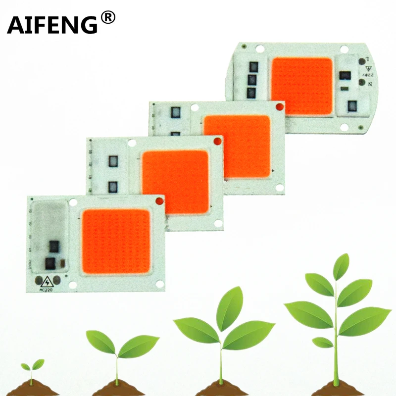 AIFENG AC 220V 230V 240V 15w 20w 30w 50w cob led grow light chip full spectrum 380nm-840nm for diy led grow lamp indoor garden
AIFENG AC 220V 230V 240V 15w 20w 30w 50w cob led grow light chip full spectrum 380nm-840nm for diy led grow lamp indoor garden