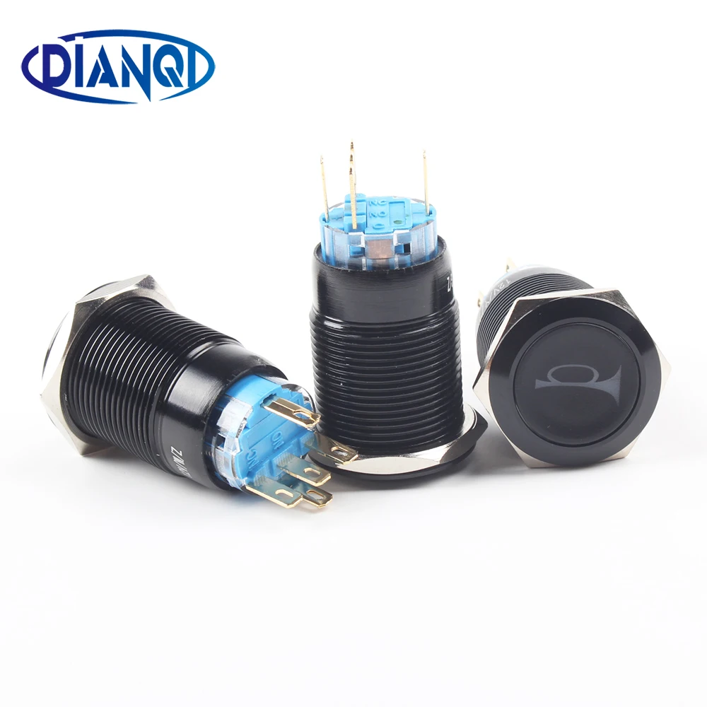 19mm Alumina self-locking switch car speaker horn buttonswitch metal Led logo light latching fixed button switch 19PY(B).S.BK
19mm Alumina self-locking switch car speaker horn buttonswitch metal Led logo light latching fixed button switch 19PY(B).S.BK