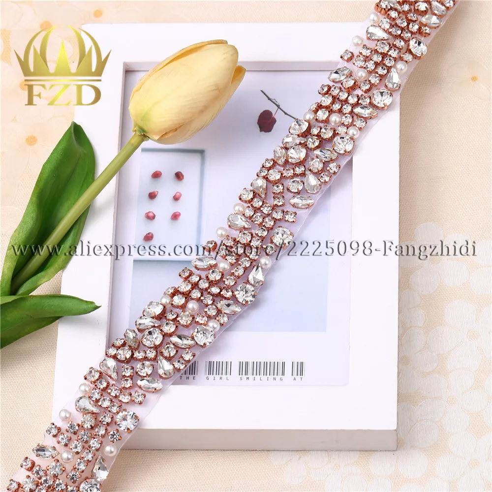 FZD 10 Yards Rhinestones Crystal Dress Accessories Applique bridal applique by the yard belt trimming For Bridal Wedding Dress
FZD 10 Yards Rhinestones Crystal Dress Accessories Applique bridal applique by the yard belt trimming For Bridal Wedding Dress