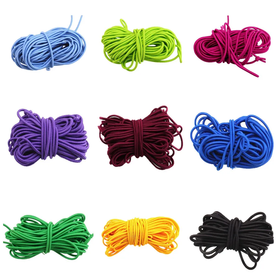2m/5m Tretchy Elastic Cord String Rope 3mm Necklaces Bracelets Cords Multi-colors DIY Handmade Accessories Jewelry Making
2m/5m Tretchy Elastic Cord String Rope 3mm Necklaces Bracelets Cords Multi-colors DIY Handmade Accessories Jewelry Making