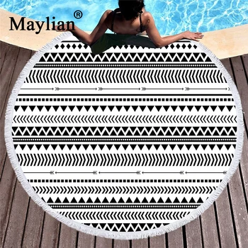 Microfiber Round Beach Towel For Adults Toalla Tassel Blanket Geometric Printed Bath Towel Serviette De Plage T68 
Microfiber Round Beach Towel For Adults Toalla Tassel Blanket Geometric Printed Bath Towel Serviette De Plage T68