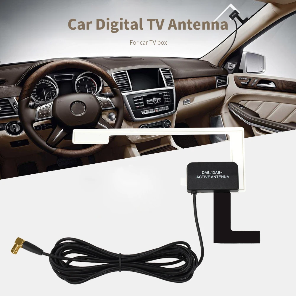 VicTsing Car Antenna for Radio Universal DAB/DAB + - 301 -SMB Car Digital Active Antenna for Radio TV Box Signal Receiver
VicTsing Car Antenna for Radio Universal DAB/DAB + - 301 -SMB Car Digital Active Antenna for Radio TV Box Signal Receiver
