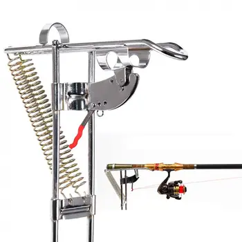 Automatic Double Spring Fish Rod Holder Anti-Rust Stainless Steel Fishing Pole Bracket for Ocean Boat/Rock/Beach Fishing
Automatic Double Spring Fish Rod Holder Anti-Rust Stainless Steel Fishing Pole Bracket for Ocean Boat/Rock/Beach Fishing