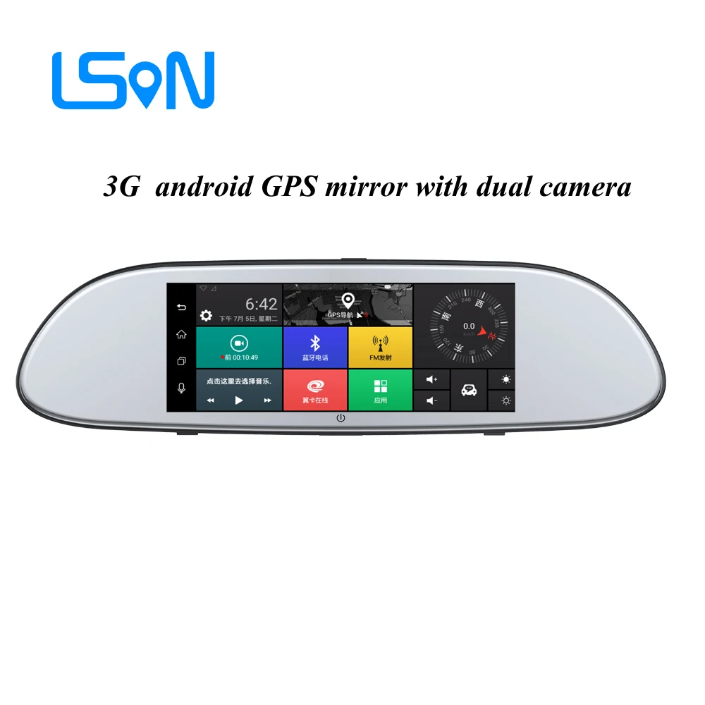 7" 3G Car DVR Camera GPS Navigation Bluetooth Dual Lens Rearview Mirror Video Recorder FHD 1080P Automobile Dash cam
7" 3G Car DVR Camera GPS Navigation Bluetooth Dual Lens Rearview Mirror Video Recorder FHD 1080P Automobile Dash cam