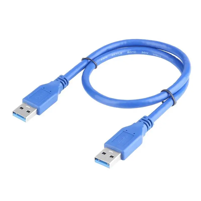 ALLOYSEED 0.5m USB3.0 Male to Male Cable 5Gbps Fast Speed Extension Cord line Data Sync Cord Cable Adapter Connector
ALLOYSEED 0.5m USB3.0 Male to Male Cable 5Gbps Fast Speed Extension Cord line Data Sync Cord Cable Adapter Connector