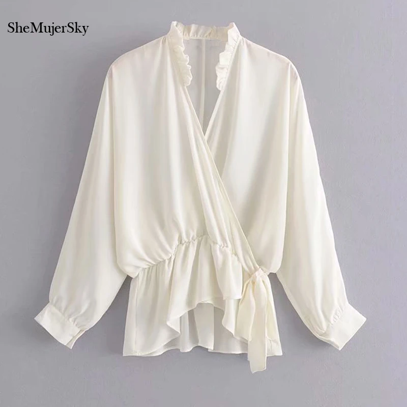 SheMujerSky Elegant Women Long Sleeve Chiffon Blouse Autumn Vintage Strand Collar Ladies Tops 2019 Solid Color Shirts
SheMujerSky Elegant Women Long Sleeve Chiffon Blouse Autumn Vintage Strand Collar Ladies Tops 2019 Solid Color Shirts