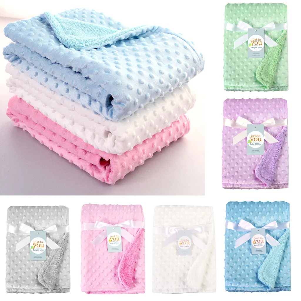 Newborn Infant Baby Boy Girl Solid Blanket & Swaddling Thermal Soft Warm Fleece Blanket Bedding Quilt Aged For 0-24Months Babys
Newborn Infant Baby Boy Girl Solid Blanket & Swaddling Thermal Soft Warm Fleece Blanket Bedding Quilt Aged For 0-24Months Babys