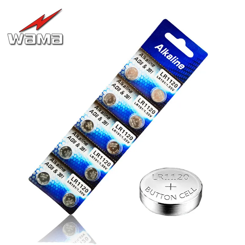 40x Wama AG8 1,55 В щелочные батареи таблеточного LR55 LR191 LR1120 381 батарея монетного типа для часов для одноразового поддона для калькулятор игрушки
40x Wama AG8 1,55 В щелочные батареи таблеточного LR55 LR191 LR1120 381 батарея монетного типа для часов для одноразового поддона для калькулятор игрушки