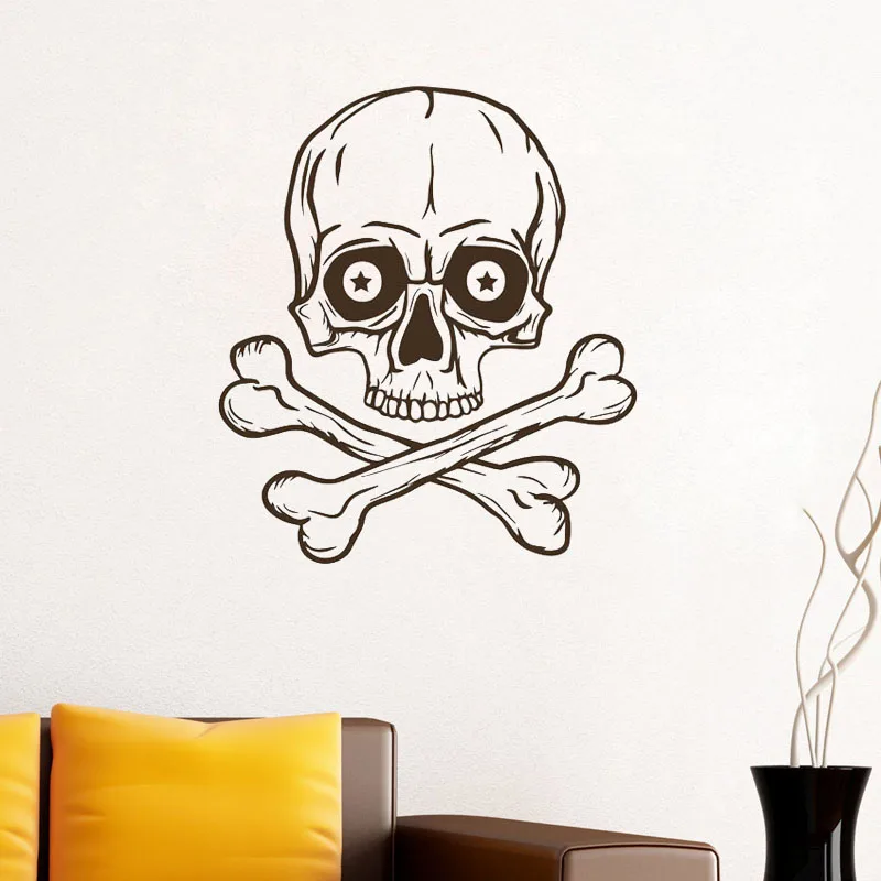 ZOOYOO Skeleton Wall Sticker Skull Horror Pirate Bones Wall Decals Home Decor Vintage Style Removable Art Vinyl Murals
ZOOYOO Skeleton Wall Sticker Skull Horror Pirate Bones Wall Decals Home Decor Vintage Style Removable Art Vinyl Murals