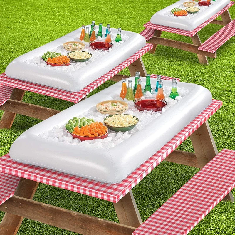 134X64Cm Inflatable Beer Cooler Table Pool Float Summer Water Party Air Mattress Ice Bucket Serving/Salad Bar Tray
134X64Cm Inflatable Beer Cooler Table Pool Float Summer Water Party Air Mattress Ice Bucket Serving/Salad Bar Tray
