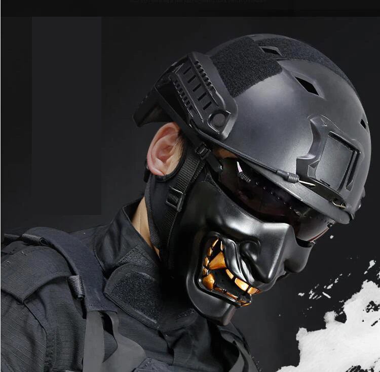 Airsoft Paintball Mask Goggles Hannya Mask Halloween Mask Army of 2 BB Gun Prajna Mask Hunting Accessories Party Pro
Airsoft Paintball Mask Goggles Hannya Mask Halloween Mask Army of 2 BB Gun Prajna Mask Hunting Accessories Party Pro