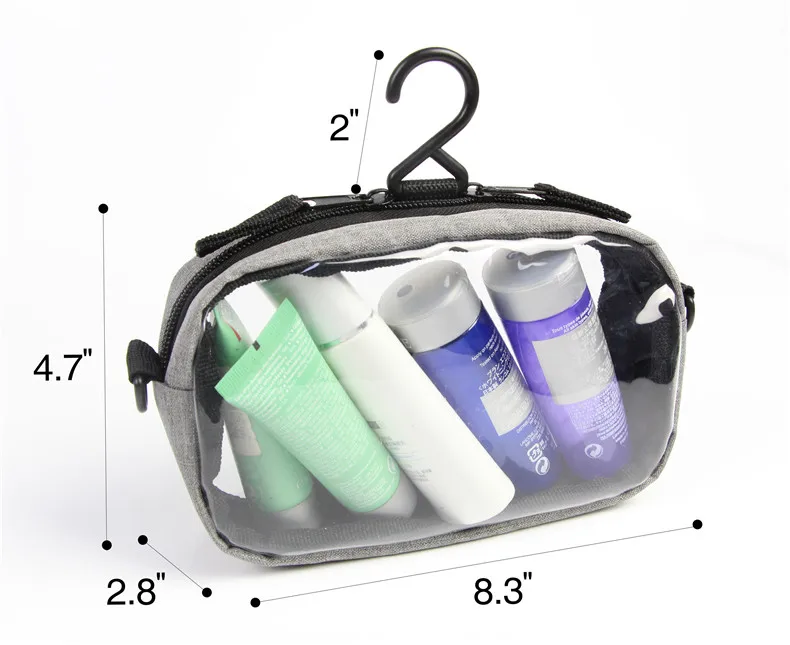Micom Women Makeup Toiletries Bag Transparent Pouch Men Travel Packing Organizers Travel Accessories Waterproof Wash Pouch (6)
