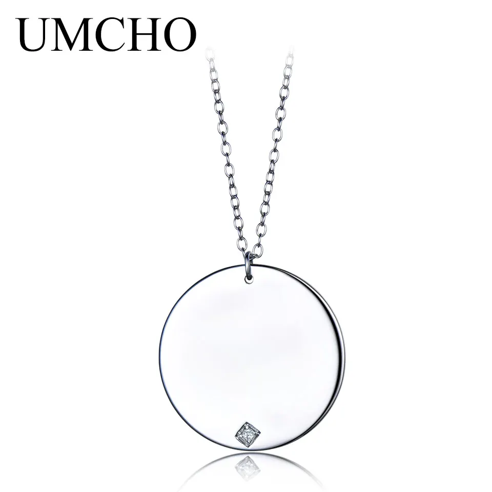 UMCHO Pure 925 Sterling Silver Necklaces Pendants For Women Custom Name Letter Chain Necklace Girl Friend Gift 2018 New
UMCHO Pure 925 Sterling Silver Necklaces Pendants For Women Custom Name Letter Chain Necklace Girl Friend Gift 2018 New